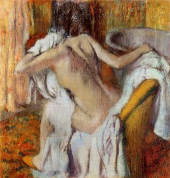 埃德加 德加 After the Bath, Woman Drying Herself